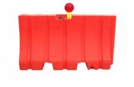 Plastic Traffic Barrier 42"x72" 170lb (Water or Sand)