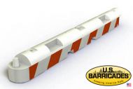 Low Profile Airport Barrier - White