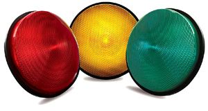 GE GTx LED Traffic Signal Set 12" (300mm) 120V - Red-Yellow-Green