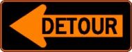 DETOUR (M4-10L) Construction Sign