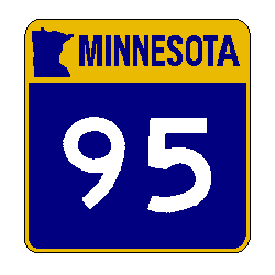 Minnesota State Road Marker