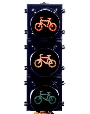 Bicycle Traffic Signal 200mm - Aluminum