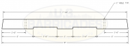 Concrete Car Parking Block 8ft x 6in x 8in