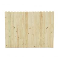 6 ft. H x 8 ft. Pressure-Treated Pine Dog-Ear Fence Panel