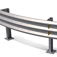 12.5' Curved Guardrail Panel 
