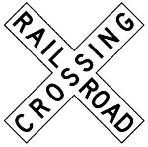 RAILROAD CROSSING (R15-1)
