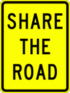 SHARE THE ROAD (W16-1)