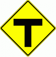 T-INTERSECTION (W2-4)