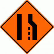 MERGE (W4-2) Construction Sign