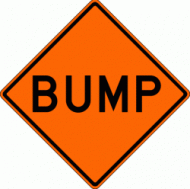 BUMP (W8-1) Construction Sign